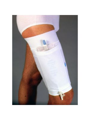Leg Bag Holder Urocare® Small, Upper Thigh: 21.5 Inch Diameter, Lower Thigh: 17.5 Inch Diameter, Can hold up to a 26 fl. oz. leg bag, Non-Sterile